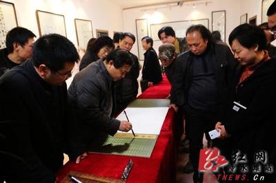曾翔书法展东莞艺展 名家风采--曾翔书法艺术展在永州冷水滩区举行